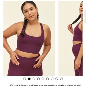 Paloma bra in plum girlfriend collective